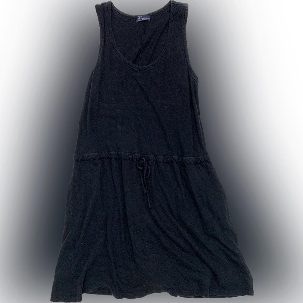 GAP Casual Sleeveless Dress in Black Size Medium